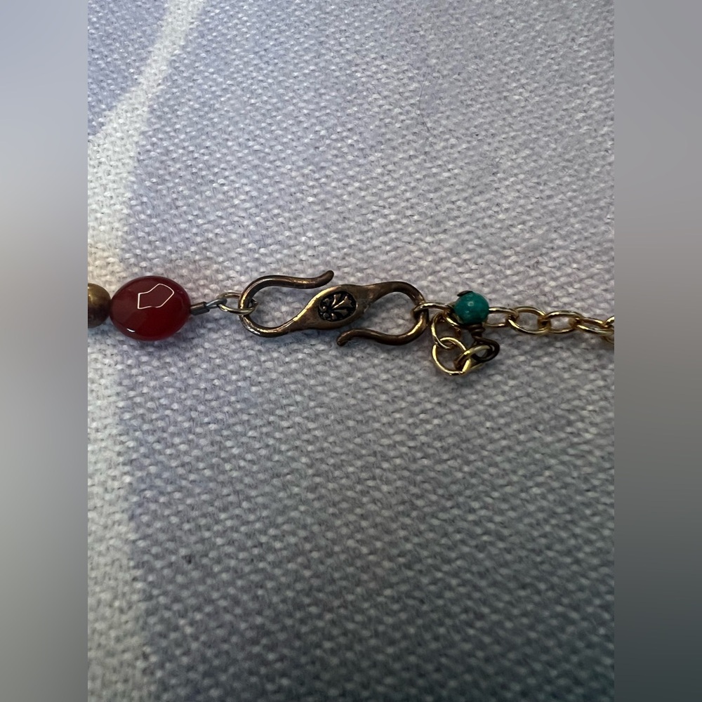 Studio Barse Turquoise and Red Necklace - Picture 10 of 10